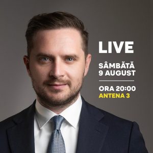 Ne întâlnim astăzi la Antena 3, în cadrul emisiunii moderate de către Andreea Dumitrache.