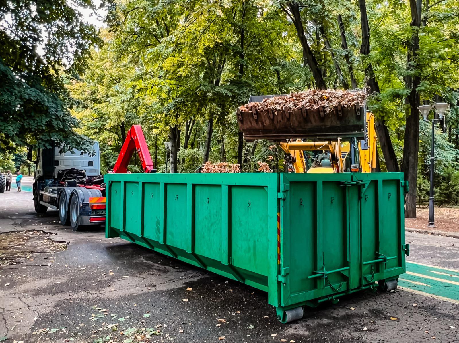 Primarul Stelian Bujduveanu pornește operațiunea de curățenie în Parcul Herăstrău, după asigurarea pazei în toate parcurile orașului