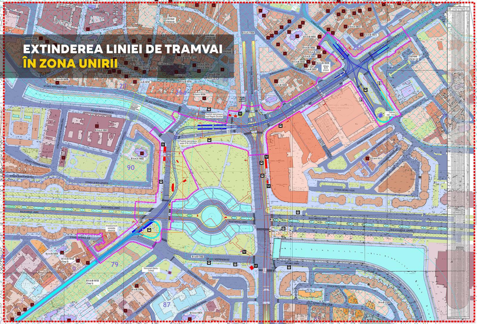 Primarul Stelian Bujduveanu anunță o veste bună pentru locuitorii zonei Unirii: PuZ pentru extinderea liniei de tramvai finalizat și pregătit pentru vot