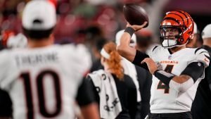 Vreme însorită pentru meciul Bengals vs. Colts