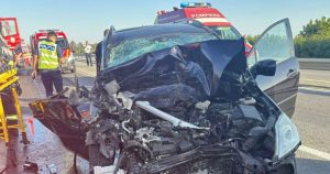 Accident pe A1: cinci persoane rănite după ciocnirea a două mașini