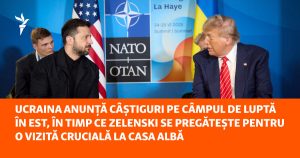 Ucraina raportează progrese în est, înainte de vizita lui Zelenski la Washington