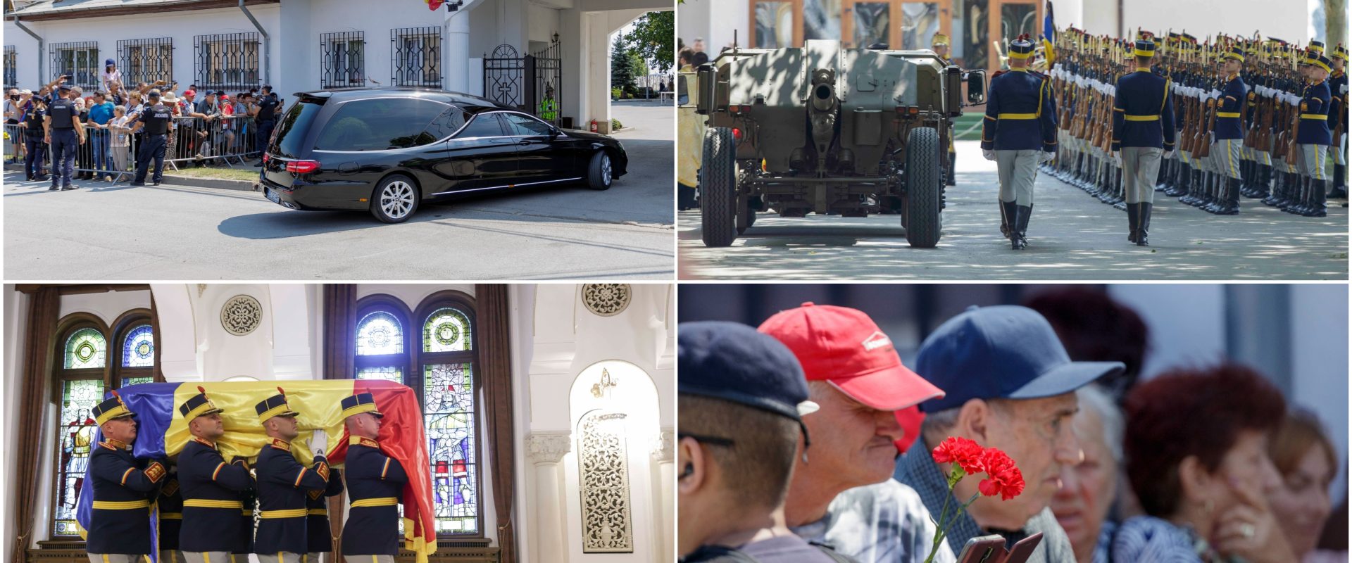 Funeraliile de stat ale lui Ion Iliescu, la final. Fostul președinte a fost înmormântat cu onoruri militare, la Cimitirul Militar Ghencea / Nicușor Dan, absent de la comemorările de la Cotroceni / FOTO – VIDEO