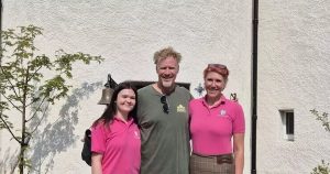 Will Ferrell, superstarul din filmul Anchorman, uimește personalul unei atracții din Scoția