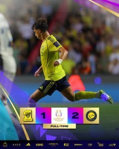 Al-Nassr ajunge în finala Supercupei Arabiei Saudite după victoria 2-1 cu Al-Ittihad