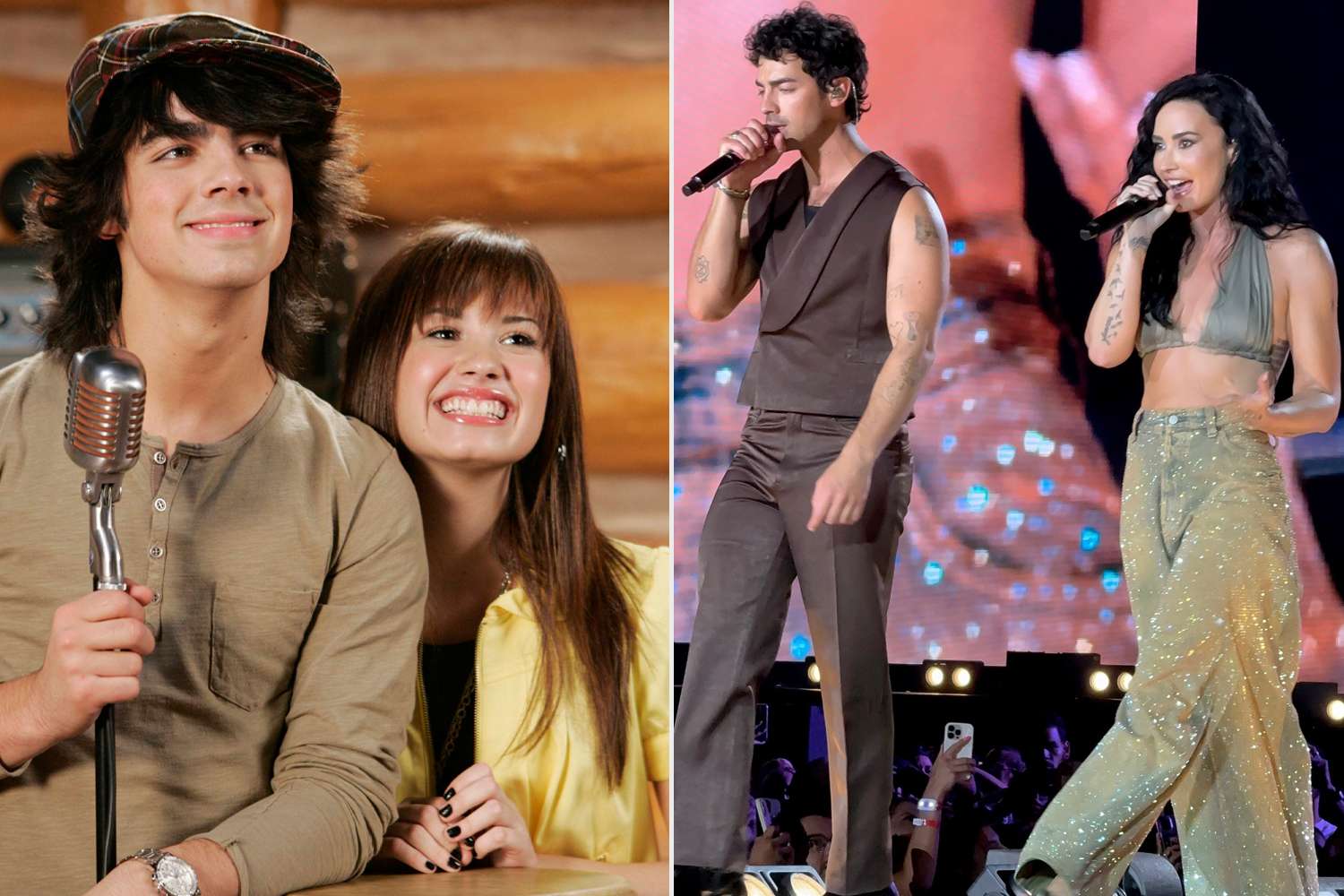 Demi Lovato și Joe Jonas, foștii săi partenari, s-au reunit pentru o interpretare a melodiei „Camp Rock”