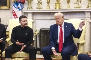 Zelenski este însoțit de lideri europeni la întâlnirea cu Donald Trump la Washington.