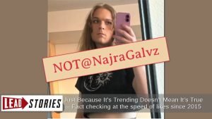 Fotografia descrisă nu aparține utilizatorului „@NajraGalvz”