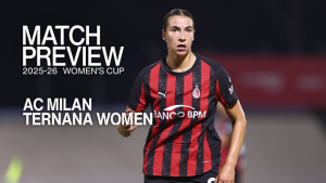 AC Milan confruntă Ternana în Cupa Serie A Feminin