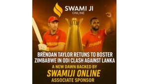 Brendan Taylor revine în echipa Zimbabweană în meciul cu Sri Lanka