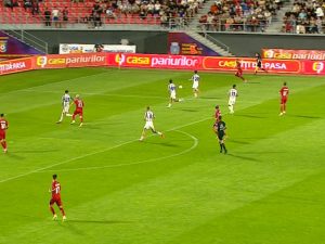 Chindia conduce cu 3-0 în fața Stelei pe Digi Sport 1.