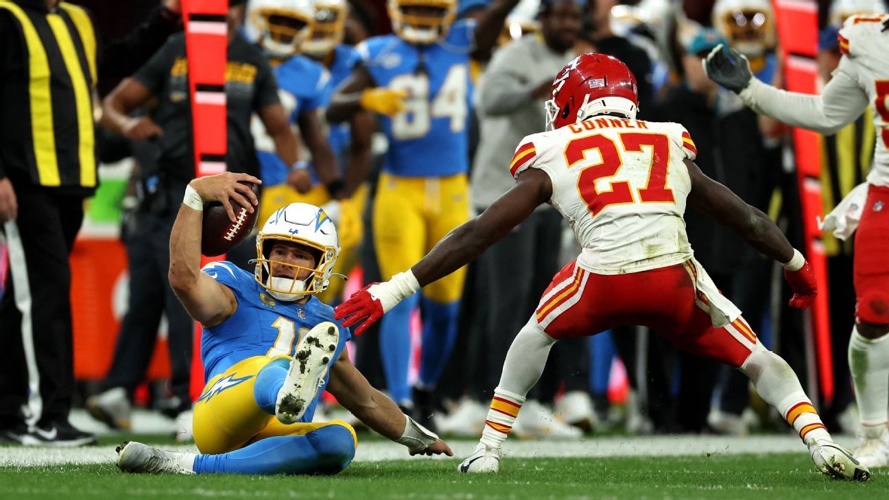 Herbert's brilliant opener helps Chargers finally beat Chiefs