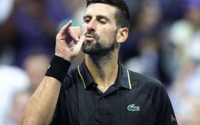 Novak Djokovic a început să danseze pe teren, la US Open. Mișcările la care nu se aștepta nimeni