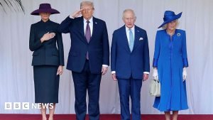 Donald Trump a fost primit la Castelul Windsor de regele Charles și alți membri ai familiei regale
