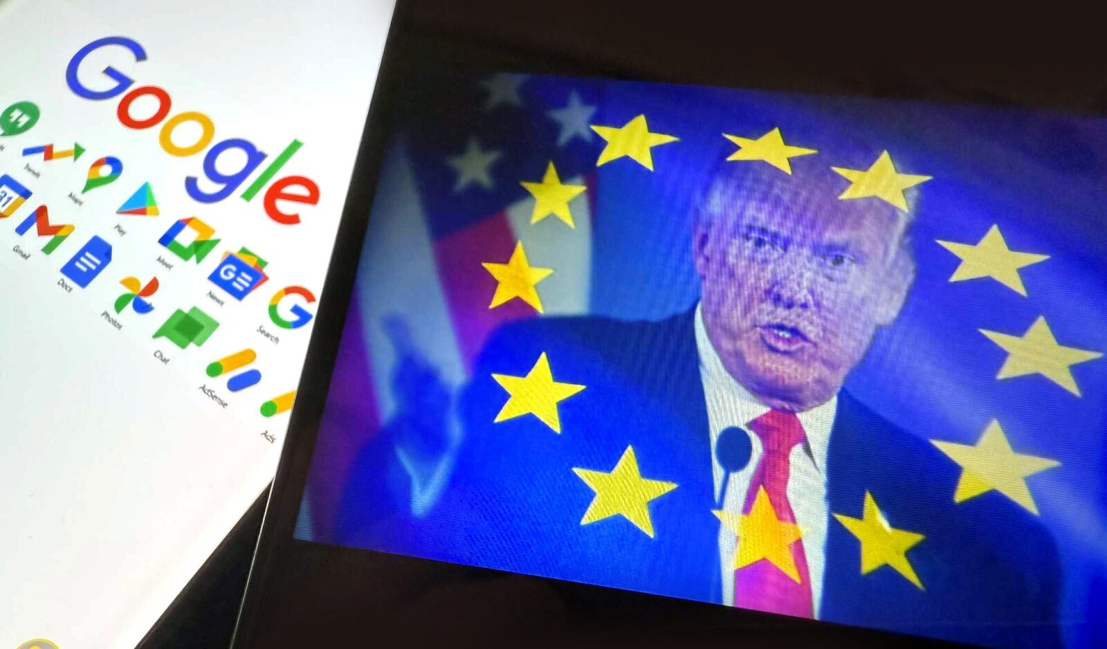 Donald Trump avertizează UE de o acțiune comercială în urma amenzii „injuste” pentru Google