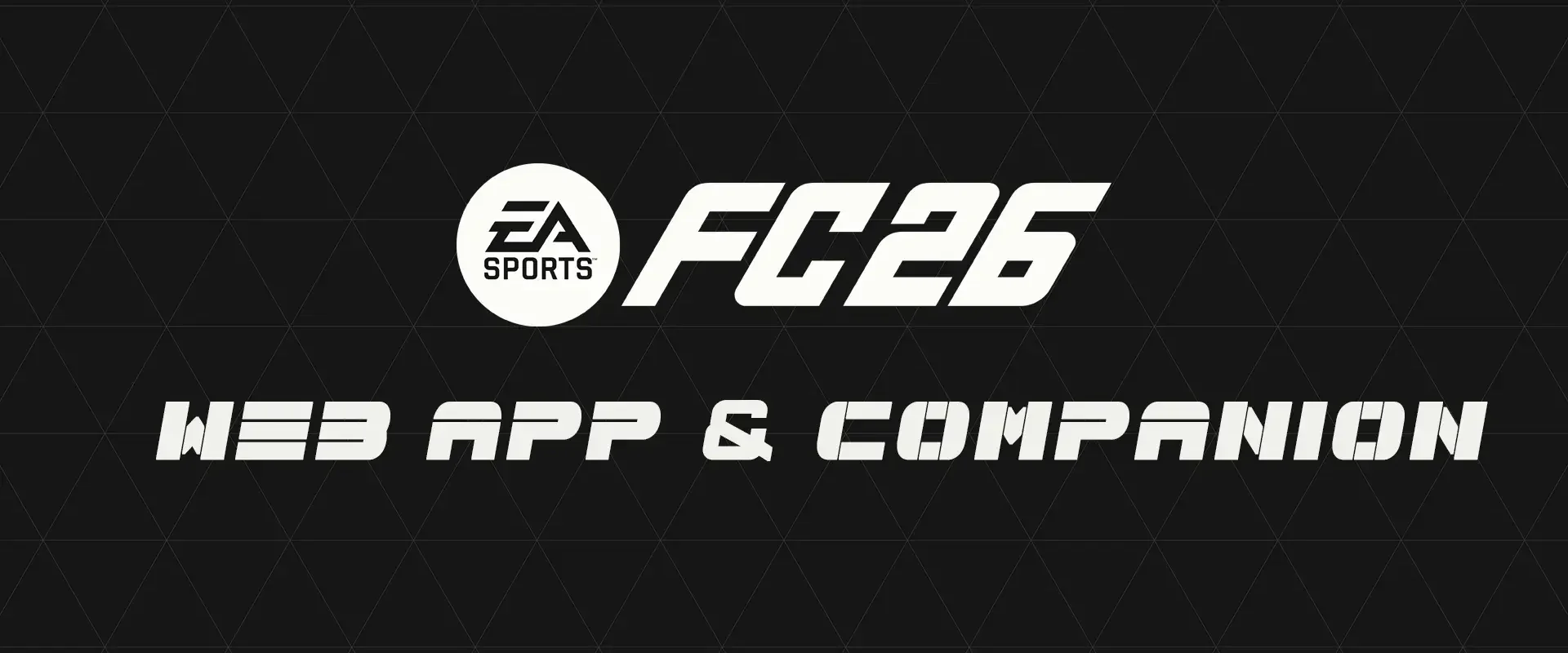 Cover Webb App Companion EA FC 26