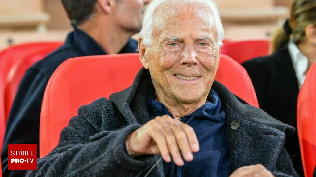 Celebrul creator de modă italian Giorgio Armani a murit la vârsta de 91 de ani. Anunțul companiei