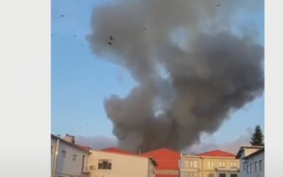 Explozie urmată de incendiu la o fabrică de prelucrare a lemnului din Sebeş. A fost activat Planul Roşu de intervenţie