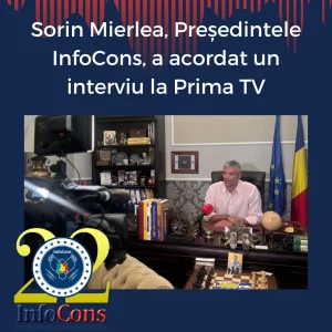 Sorin Mierlea, presedintele InfoCons, vorbeste la Prima TV