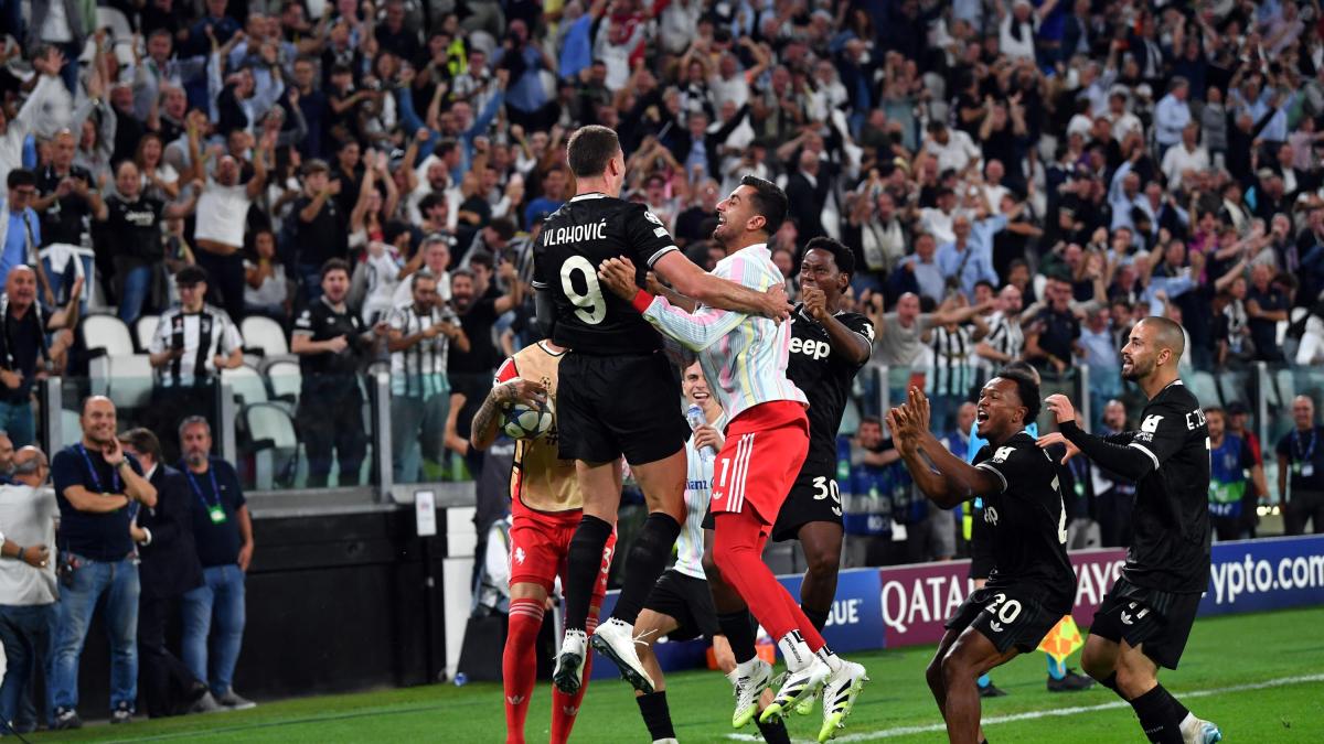 Juve-Borussia 4-4: gol di Adeyemi, Yildiz, Nmecha, Vlahovic (2), Couto, Bensebaini e Kelly