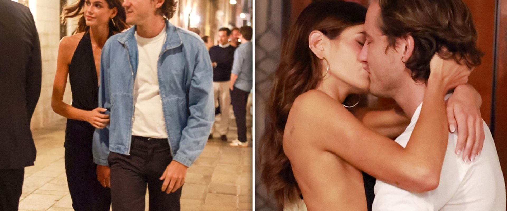 Kaia Gerber and Lewis Pullman Heat Up Venice With PDA