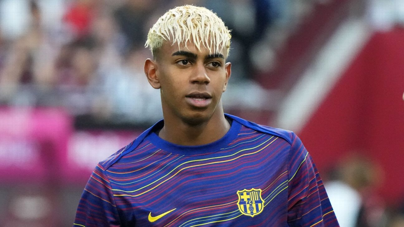 Barcelona's Lamine Yamal major doubt for Newcastle clash