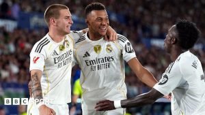 Levante 1-4 Real Madrid: Kylian Mbappe marchează de două ori