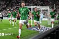 Michael O'Neill at pitchside in a Northern Ireland game