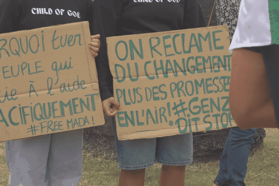 Un rassemblement à La Réunion en soutien aux manifestations de la Gen Z à Madagascar
