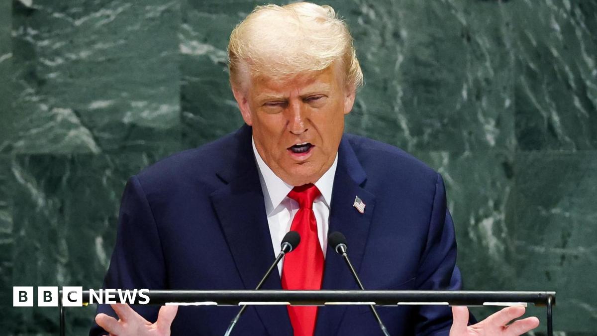 Trump takes aim at other countries' border and climate policies in wide-ranging UN speech - live updates