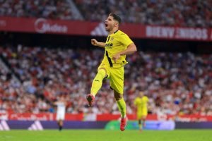 Solomon marchează primul său gol pentru Villarreal.
