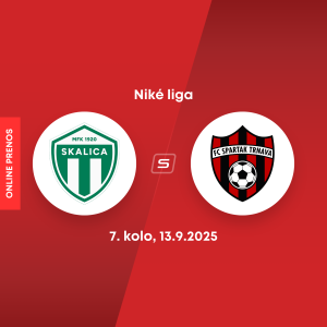 Meciul Skalica – Trnava, live în Niké liga, azi