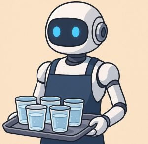 18.000 de pahare cu apă / Incidentul a devenit rapid viral pe rețelele sociale