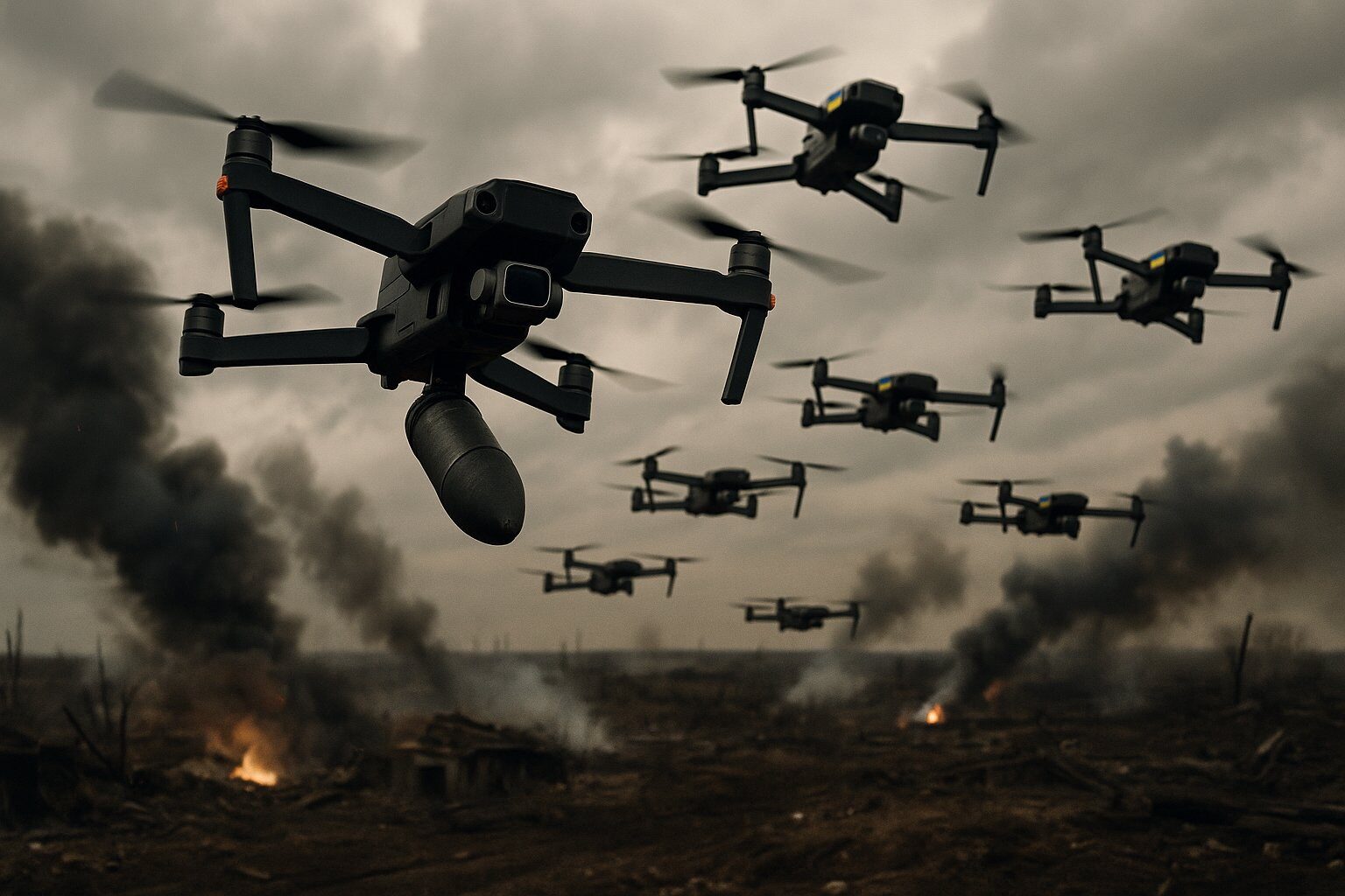 Dronelor ucrainene dotate cu inteligență artificială le-ar putea redefini soarta conflictului cu Rusia.