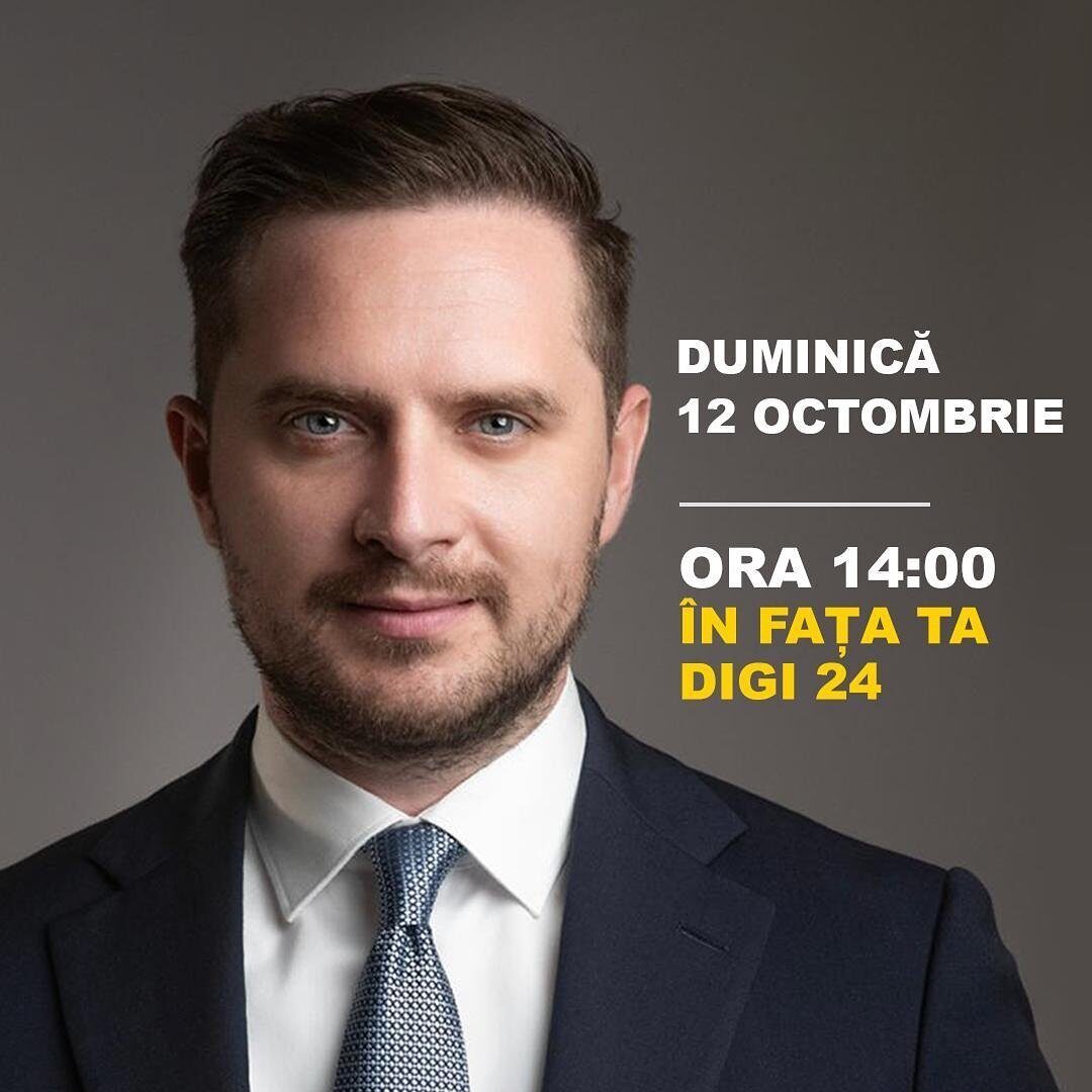 Primarul Stelian Bujduveanu anunță: „Ne vedem azi la Digi24, în emisiunea „În fața ta”, alături de Florin Negruț”