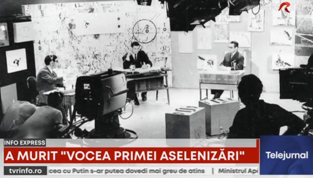 A murit Andrei Bacalu, cel care a transmis în direct pentru TVR aselenizarea din iulie 1969