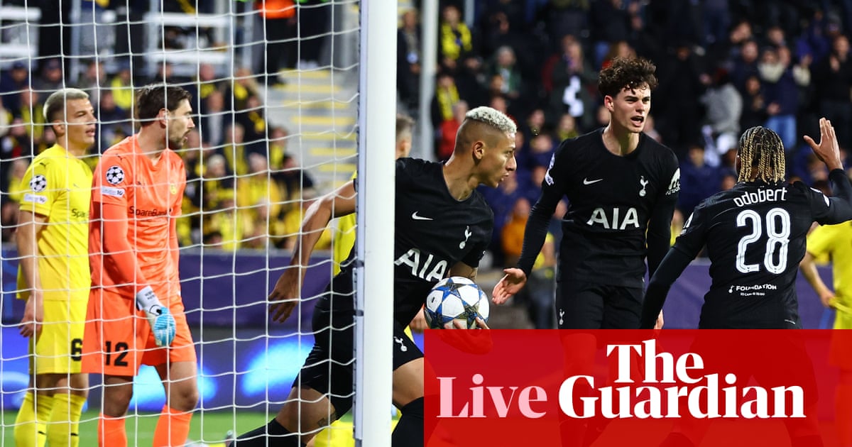 Bodø/Glimt 2-2 Tottenham, Chelsea 1-0 Benfica and more: Champions League – as it happened | Champions League