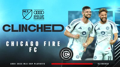 Chicago Fire FC clinch Audi 2025 MLS Cup Playoffs spot