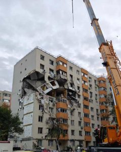 <p><strong>Explozie în zona Bujduveanu din capitală: Imobilul pare să fie demolat</strong></p>