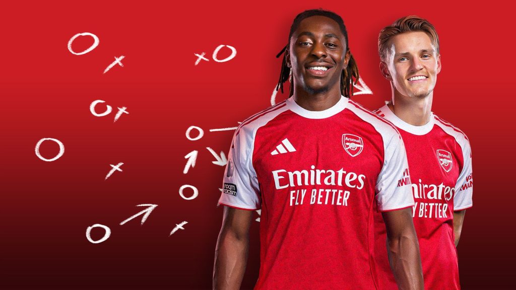 Eberechi Eze and Martin Odegaard