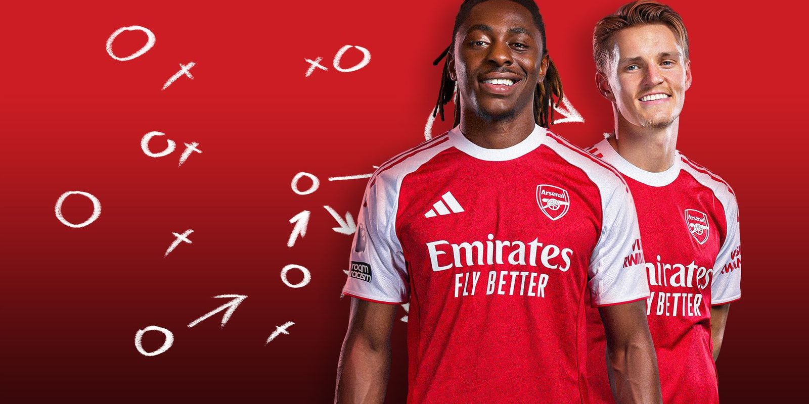 Eberechi Eze and Martin Odegaard