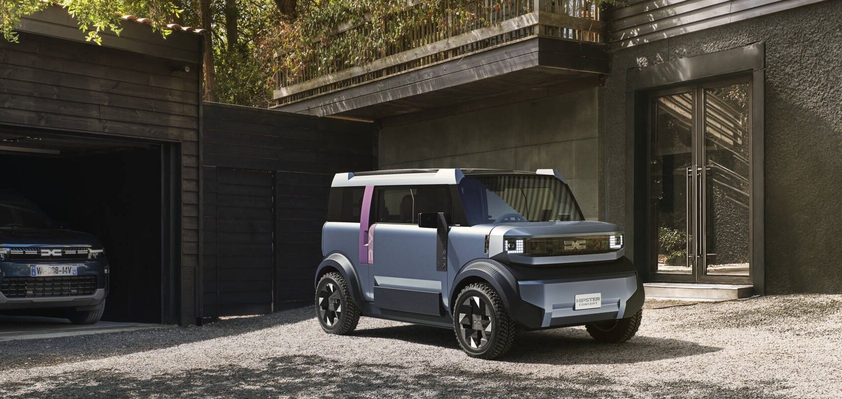 FOTO Dacia a prezentat conceptul de mașină electrică Hipster, mult mai mică și ușoară decât Dacia Spring