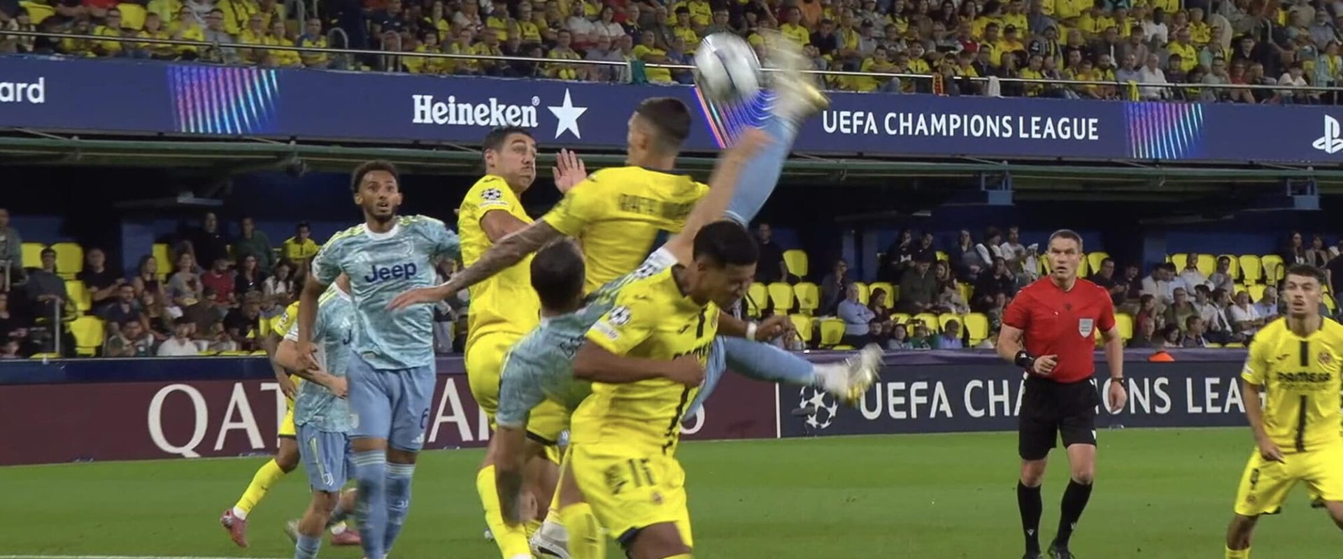 formazioni e risultato con il Villarreal in tempo reale