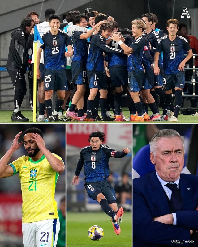 Japonia a învins Brazilia, scor 3-2, în meci amical. Este o victorie istorică pentru niponi, prima împotriva brazilienilor. Japonezii au fost conduşi cu 2-0