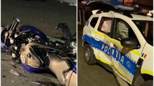 Polițistul lovește mortal un tânăr de 17 ani pe motocicletă în Giurgiu