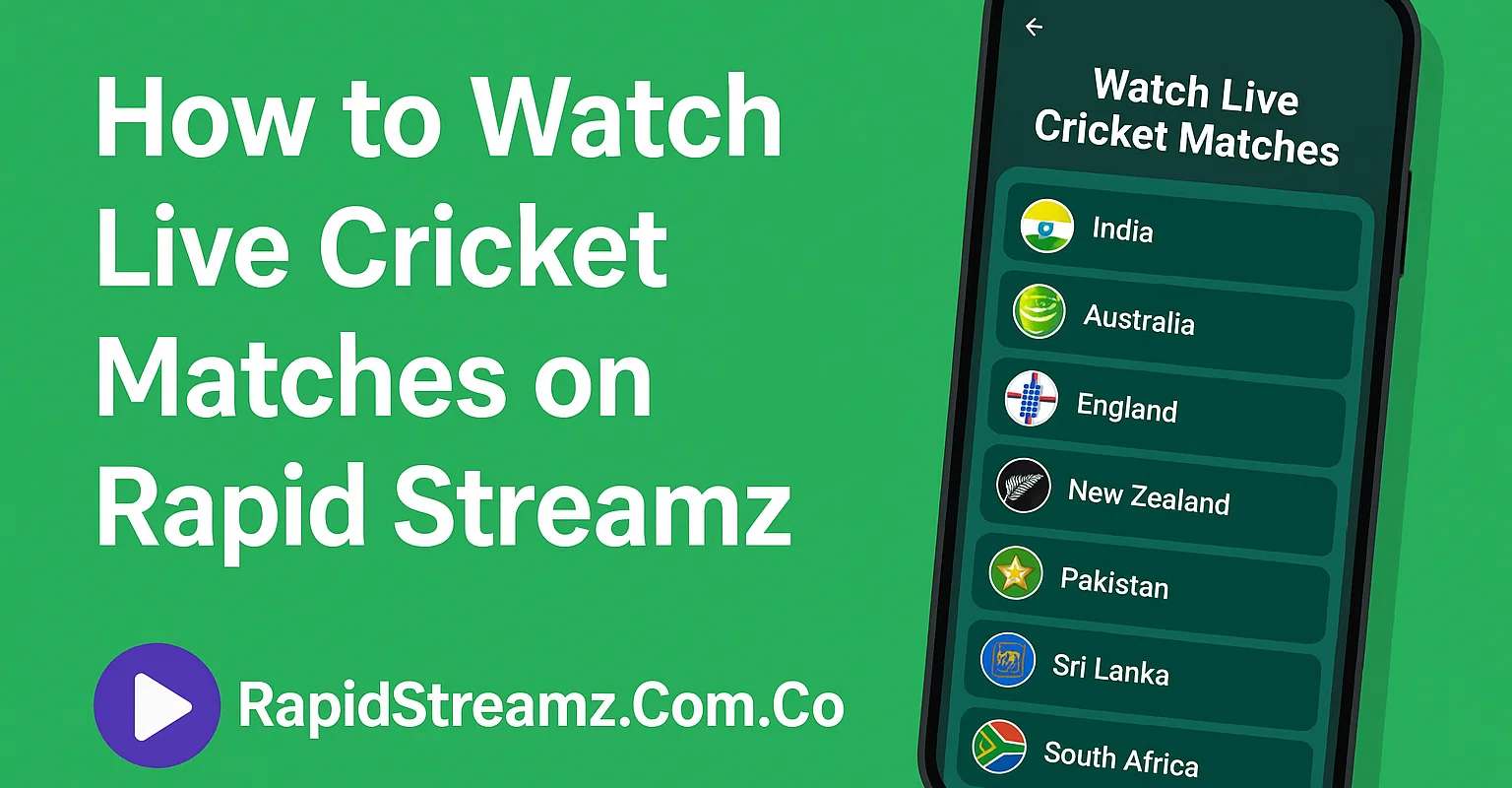 Rapid Streamz – Watch Live TV And Sports Channels Free on Android