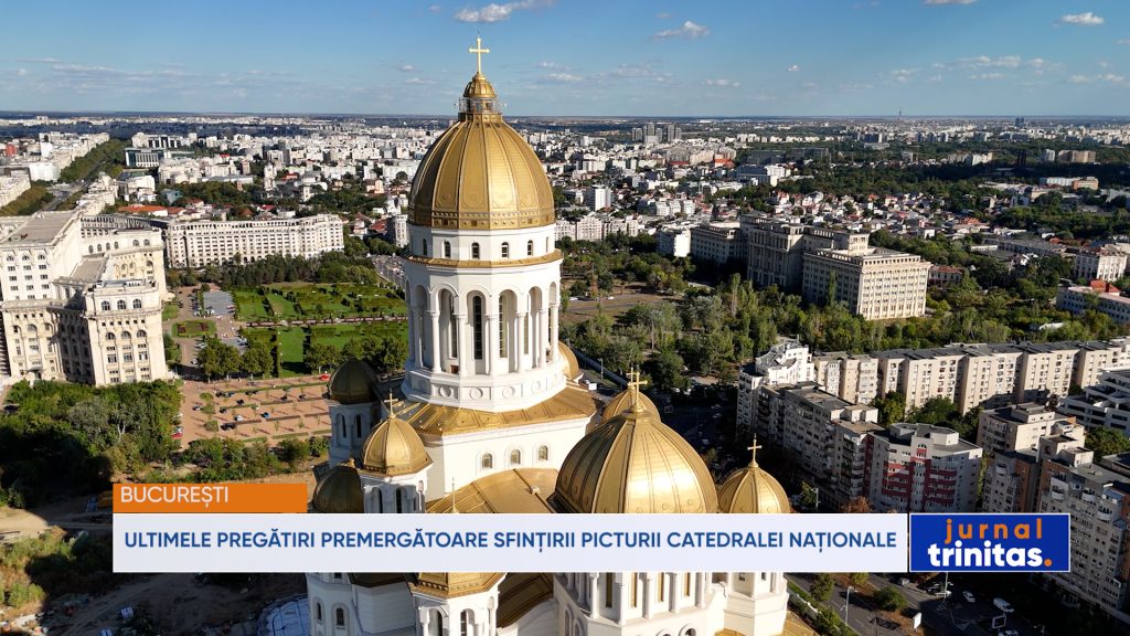 Ultimele pregătiri premergătoare sfințirii picturii Catedralei Naționale