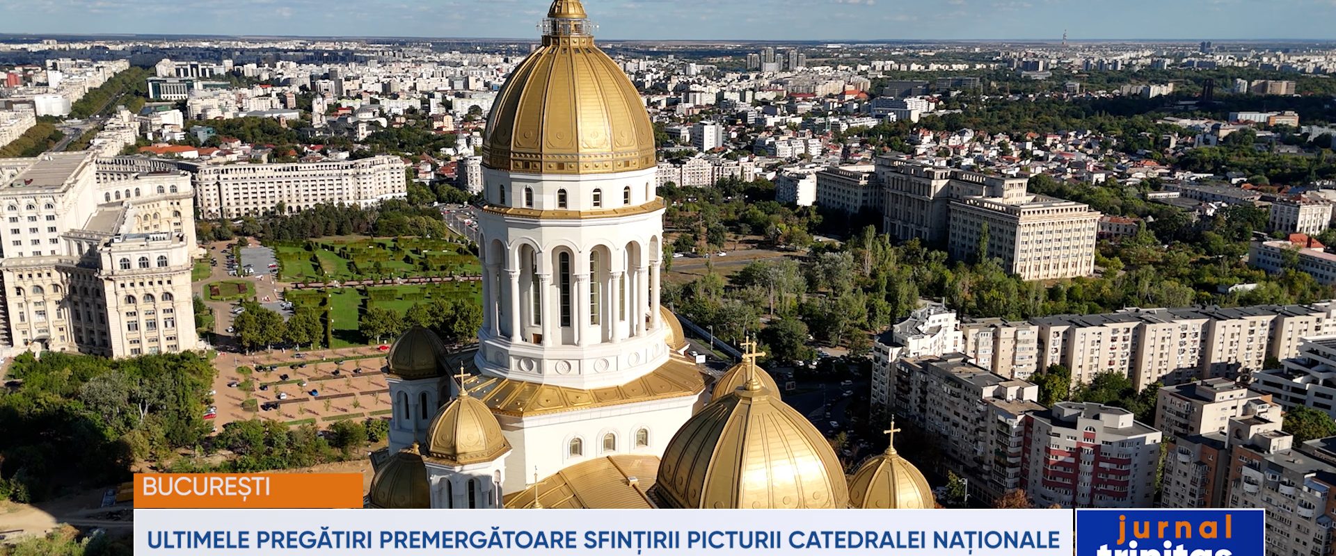 Ultimele pregătiri premergătoare sfințirii picturii Catedralei Naționale