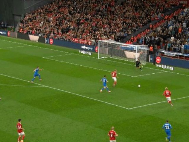 Video | ”Eroare mare”. Rasmus Hojlund a fost pe fază și a marcat în Danemarca