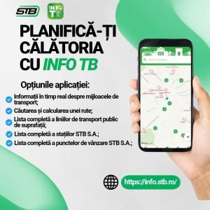 InfoTB, aplicația preferată a milioane de călători – Primarul Stelian Bujduveanu o laudă pe Facebook.